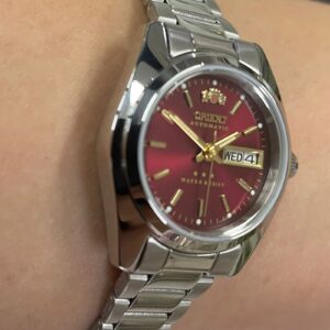 Orient Automatico 3 Estrelas Feminino 559WC8NH Bordo Prata - Imagem 3