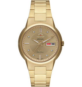 Orient 3 estrelas Automatico Feminino Clássico F49GG024L Dourado - Image 8