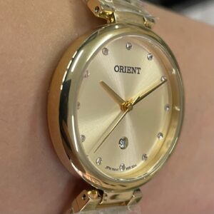 Orient Quartzo Eternal FGSS1199 Champanhe Dourado - Imagem 4
