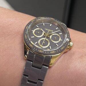 Orient Ceramic Feminino Analogico FTSKM004 Marron - Image 5