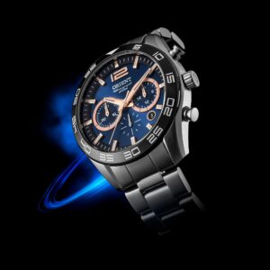 Orient Sport Masculino Cronógrafo MBSSC241 azul - Image 6