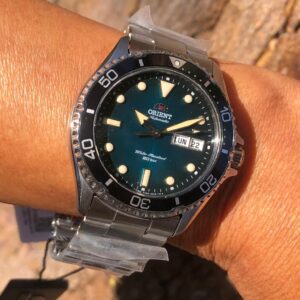 Orient Mako Kamasu automático CLássico RAAA0811E39B green Okinawa - Image 1