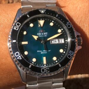 Orient Mako Kamasu automático CLássico RAAA0811E39B green Okinawa - Image 7