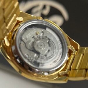 Seiko 5 clássico SNKL58B1 dourado - Image 6
