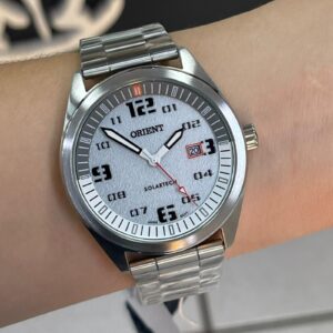 Orient Solartech Masculino Analógico MBSS1489 PRATA - Image 1