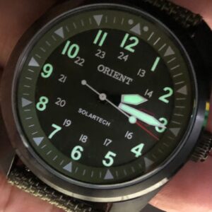 Orient Solartech Masculino Analógico MPSN1004 verde - Image 8