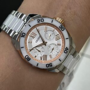 Orient  Ceramic Feminino Clásico FTKKM001 Branco - Image 4