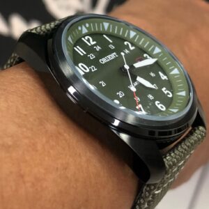 Orient Solartech Masculino Analógico MPSN1004 verde - Image 3