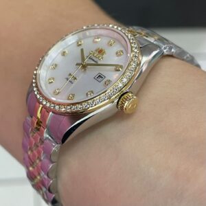 Orient 3 Estrelas Feminino aAutomatico ELEGANCE NH5MM001Branco - Image 6