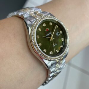 Orient 3 Estrelas Feminino aAutomatico ELEGANCE NH5MM001 verde - Image 3