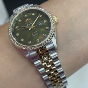 Orient 3 Estrelas Feminino aAutomatico ELEGANCE NH5MM001 verde - Image 6