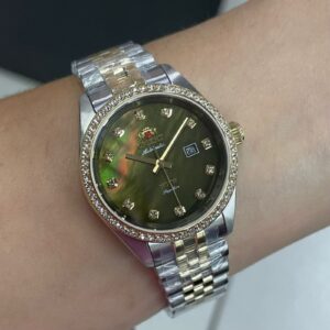 Orient 3 Estrelas Feminino aAutomatico ELEGANCE NH5MM001 verde - Image 5