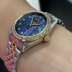 Orient 3 Estrelas Feminino aAutomatico ELEGANCE NH5MM001Azul - Image 5