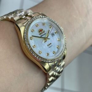 Orient 3 Estrelas Feminino aAutomatico ELEGANCE NH5GG001Branco - Image 6