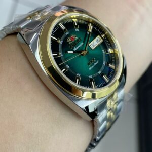 Orient 3 estrelas Automático Heritage Misto YN6TT005 Verde - Image 3