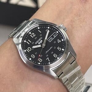 Seiko 5 Sports Field 36 mm Automatico SRPJ81 preto - Image 4