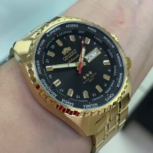 Orient 3 estrelas Automático Word time 469GP057NH - Image 5