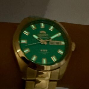 Orient 3 estrelas Automático 469GP076F verde - Imagem 4