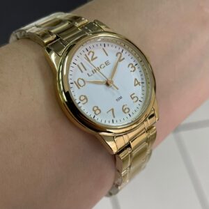 Lince Dress Feminino Analogico LRGM037L30 Dourado - Image 4