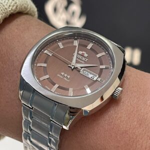 Orient 3 Estrelas automático F49SS022 Marrom - Image 3