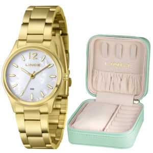 Kits Relógios Feminino Lince Analógico LRGM042L34 Dourado - Image 8