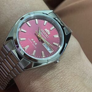 Relógio automático Orient 3 estrelas 469ss084NH3 vermelho - Image 3