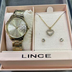 Kit Relogio Funny Feminino Analogico LRG4681L Dourado - Image 6
