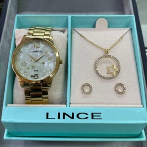 Kit Relógio Funny Feminino Analógico LRG4681L DOURADO - Image 7