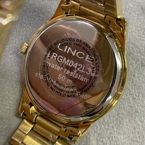 kit Relogio Lince Feminino Dourado LRGM042L34 Champanhe - Image 6