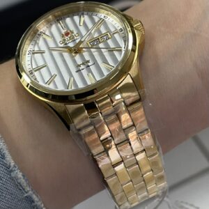 Orient Automatico 3 Estrelas 469GP043NH Prata Dourado - Image 5
