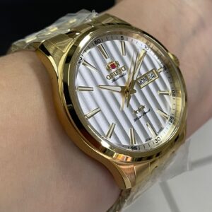 Orient Automatico 3 Estrelas 469GP043NH Prata Dourado - Image 3