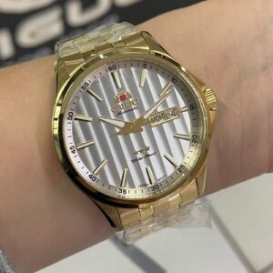 Orient Automatico 3 Estrelas 469GP043NH Prata Dourado - Image 4