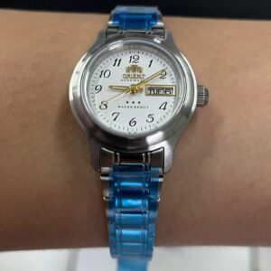 Orient 3 estrelas Automático Feminino 559WA6NH Branco Prata - Image 5