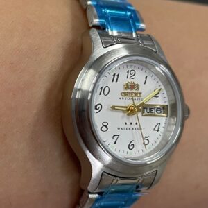 Orient 3 estrelas Automático Feminino 559WA6NH Branco Prata - Image 3