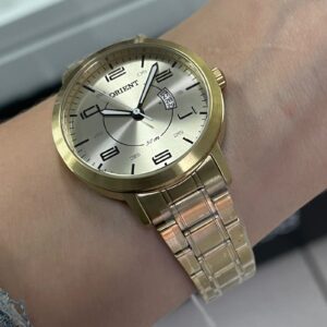 Orient Quartzo Eternal FGSS1198 Champanhe Dourado - Image 5