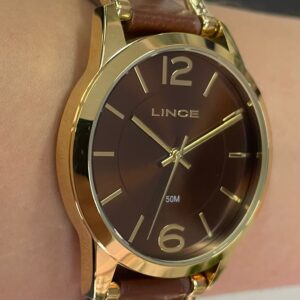 Lince Quartzo Chain LRC4777L38 Marrom Dourado - Image 4