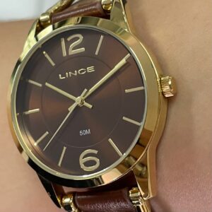 Lince Quartzo Chain LRC4777L38 Marrom Dourado - Image 3