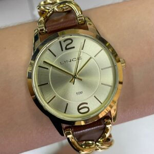 Lince Quartzo Chain LRC4777L38 Champanhe Dourado - Image 2