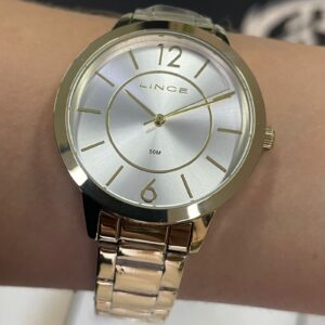 Lince Quartzo Urban Kit Feminino LRG4748L38 Prata Dourado - Image 5