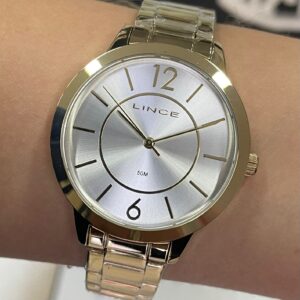 Lince Quartzo Urban Kit Feminino LRG4748L38 Prata Dourado - Image 1