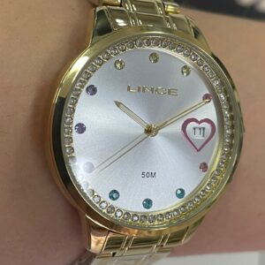 Lince Quartzo Funny LRG4831L38 Prata Dourado - Image 3