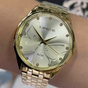 Lince Quartzo Funny Kit Feminino LRGH158L Champanhe Dourado - Image 1