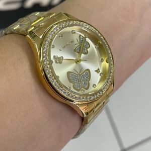Relogio Lince Feminino Funny Dourado LRGJ145L Champanhe - Image 4