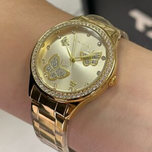 Relogio Lince Feminino Funny Dourado LRGJ145L Champanhe - Image 3