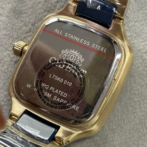 Orient Quartzo Eternal Ceramic LTSK0010-D Azul Dourado - Imagem 5