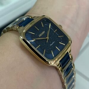 Orient Quartzo Eternal Ceramic LTSK0010-D Azul Dourado - Imagem 4