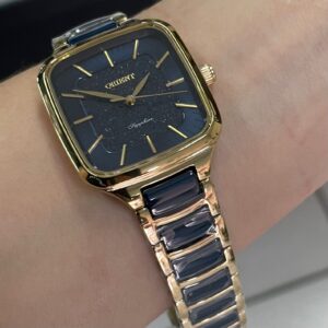 Orient Quartzo Eternal Ceramic LTSK0010-D Azul Dourado - Imagem 3