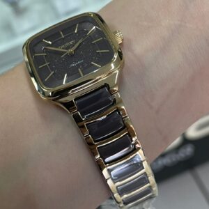 Orient Quartzo Eternal Ceramic LTSK0010-N Marrom Dourado - Imagem 4