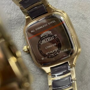 Orient Quartzo Eternal Ceramic LTSK0010-N Marrom Dourado - Imagem 6