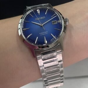 Seiko Automatico Presage Cocktail Time The Aviation SRPJ13J1 Azul Prata - Image 5